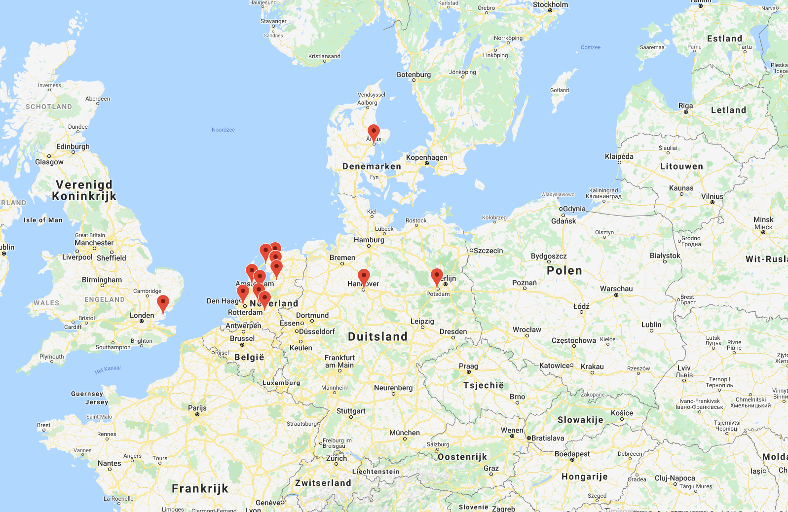 Omfattende forhandlernetværk